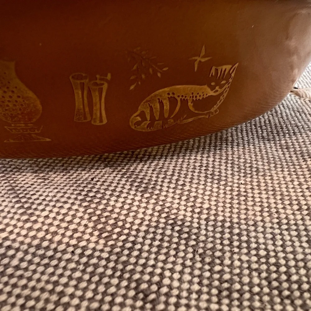 Pyrex Glass Divided Baking Dish with Lid, vintage, 1.5 quart, EUC